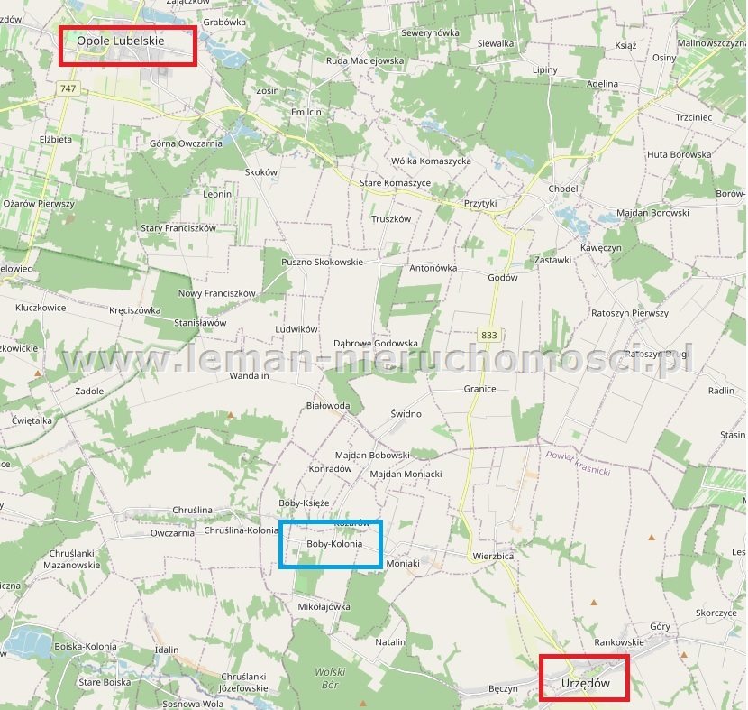 Boby-Kolonia, 165 000 zł, 26 ar, woda w drodze miniaturka 1