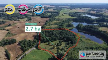 Pasym, 809 000 zł, 2.75 ha, droga dojazdowa asfaltowa