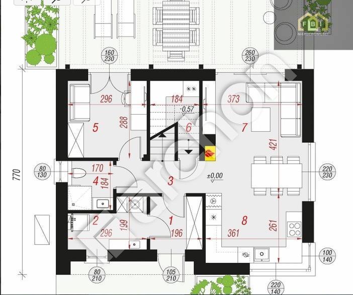 Skawina, 899 000 zł, 100 m2, otwarta kuchnia miniaturka 12