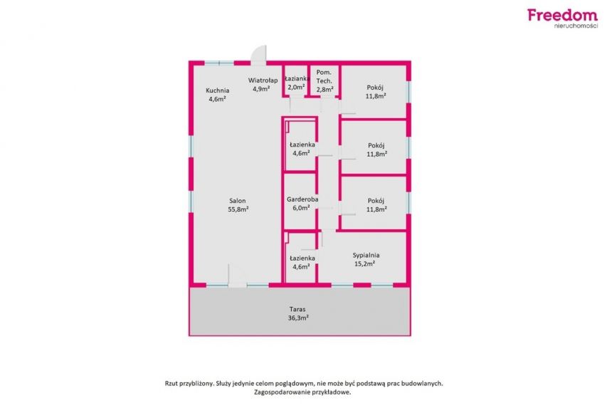 Nowoczesny dom  147,9 m2 ROLIGHUS miniaturka 3