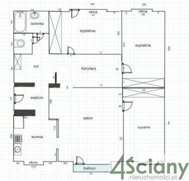 Warszawa Ursynów, 1 350 000 zł, 85 m2, oddzielna kuchnia