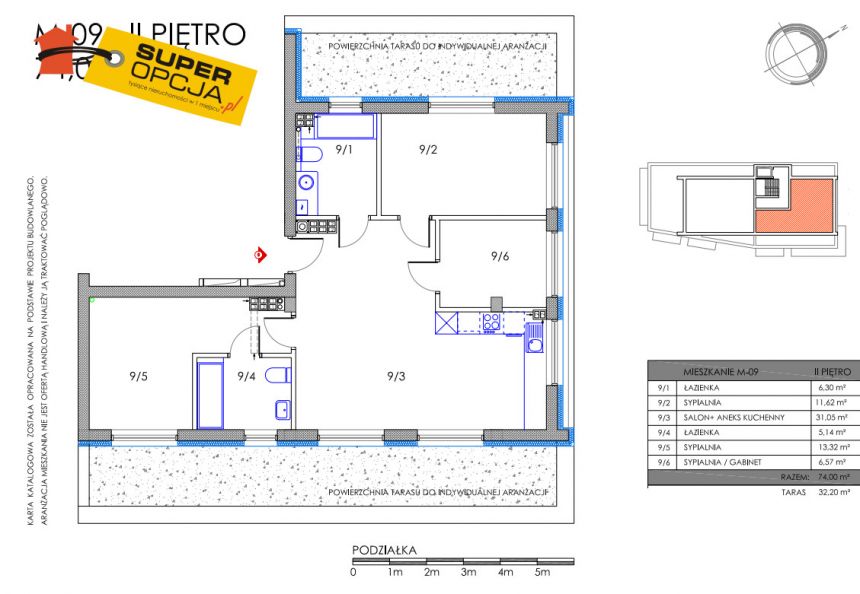 Kraków Ruczaj, 1 184 000 zł, 74 m2, z parkingiem podziemnym miniaturka 2