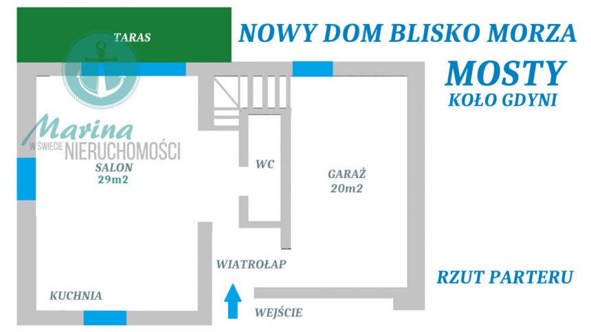 Mosty, 915 000 zł, 115 m2, z pustaka miniaturka 4
