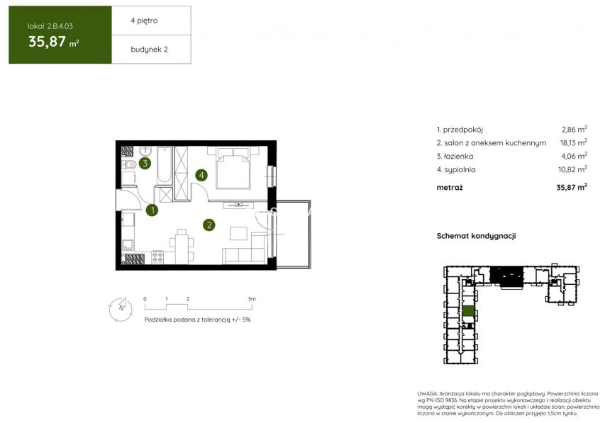 Smart Apartament na Prądniku Białym blisko Zieleni miniaturka 3