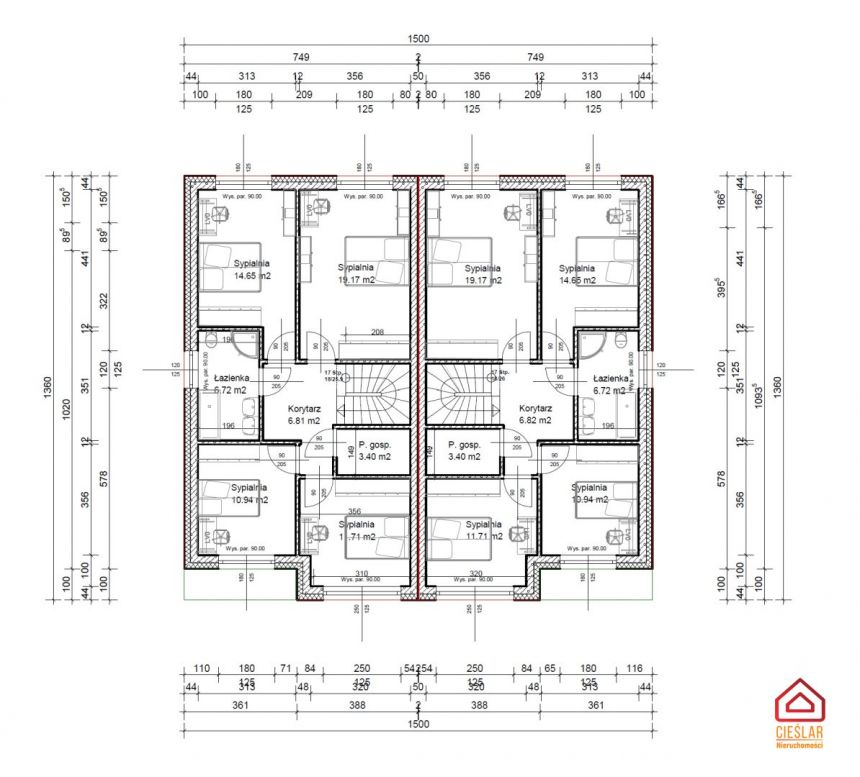 Osielsko, 950 000 zł, 150 m2, bliźniak miniaturka 7