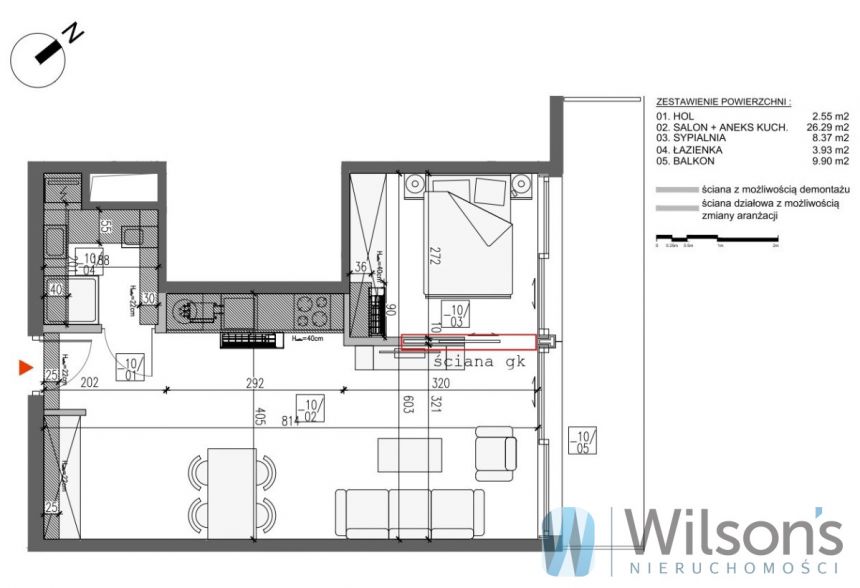 Darłowo, 1 100 000 zł, 41.14 m2, z loggią miniaturka 3