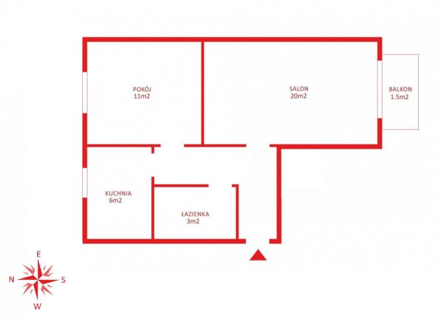 Gdańsk Brzeźno, 569 000 zł, 44.6 m2, z balkonem miniaturka 15