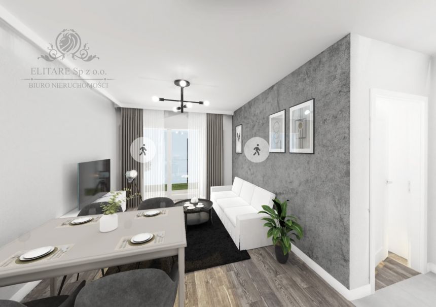 Mieszkanie 39,43m2 + ogród 13,34m2+taras 3,6m2/Wrocław, Kleczków miniaturka 11