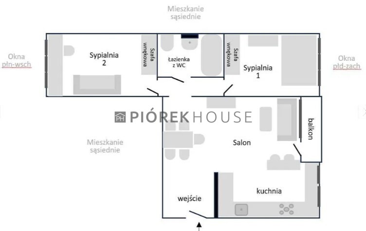 3-pokojowe mieszkanie na Mokotowie miniaturka 8