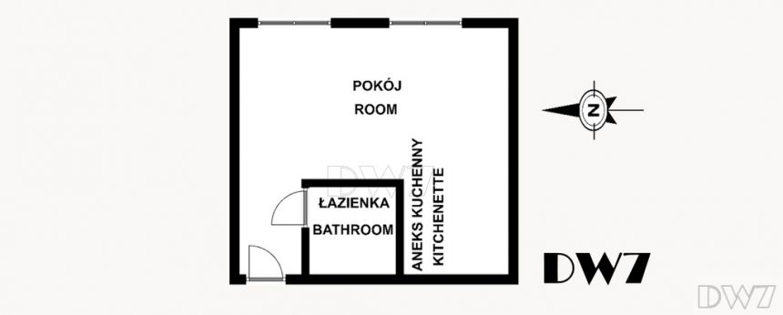 Kawalerka,23 m2, Al. 29 Listopada 36, ENG,UA miniaturka 11
