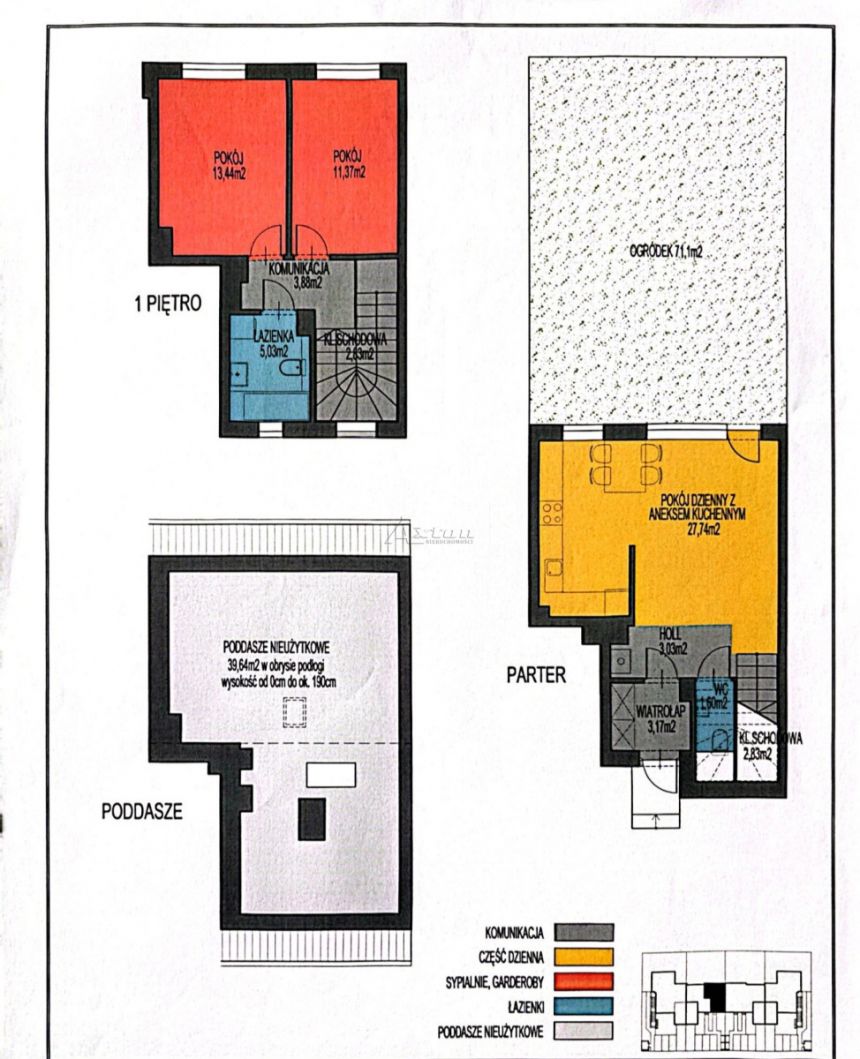 Józefosław, 1 140 000 zł, 74.76 m2, z silikatu miniaturka 13