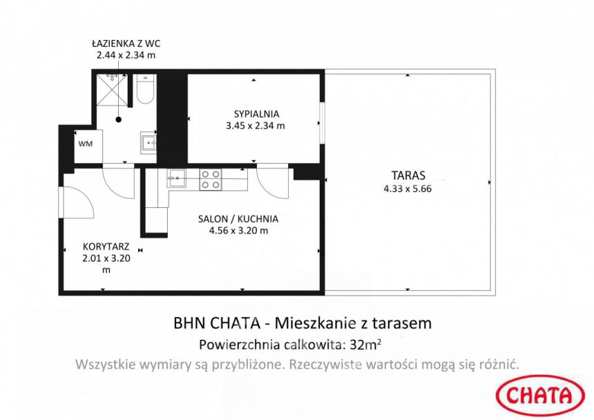 Wrocław Krzyki, 2 600 zł, 32.08 m2, parter miniaturka 15