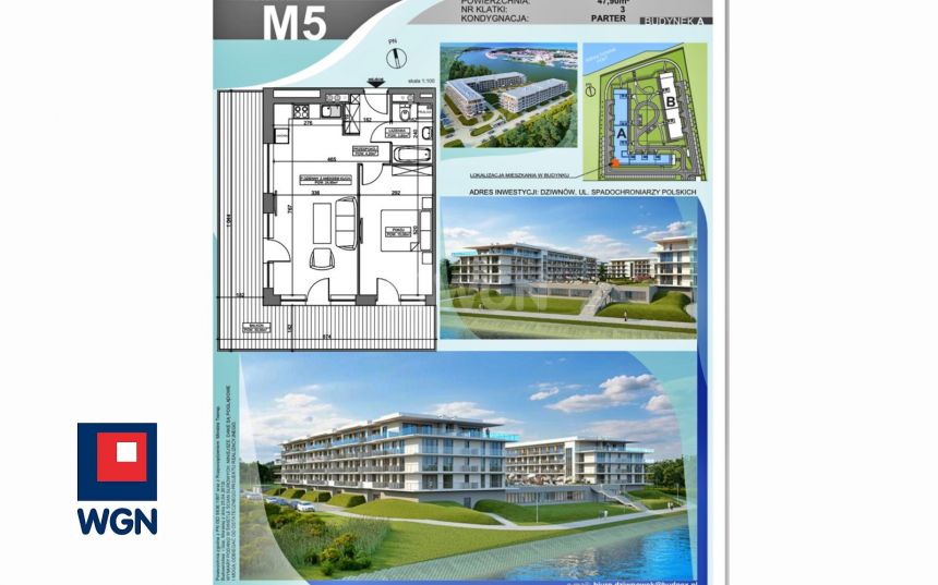 Dziwnów, 1 050 000 zł, 47.9 m2, parter miniaturka 13