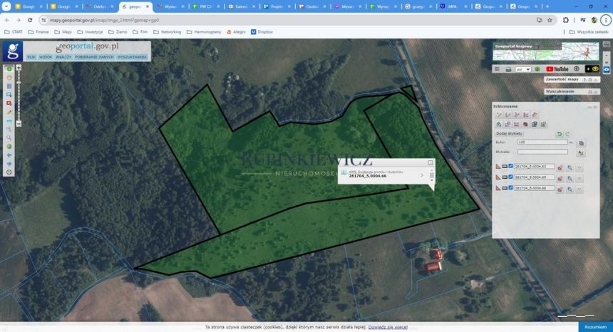 Mazury, Grzegrzółki, dz. rolna10,22ha/1.15mln zł - zdjęcie 1