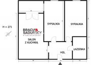 3 pok 58m2 nowe budowni Grzegórzki blisko Mogilski miniaturka 14