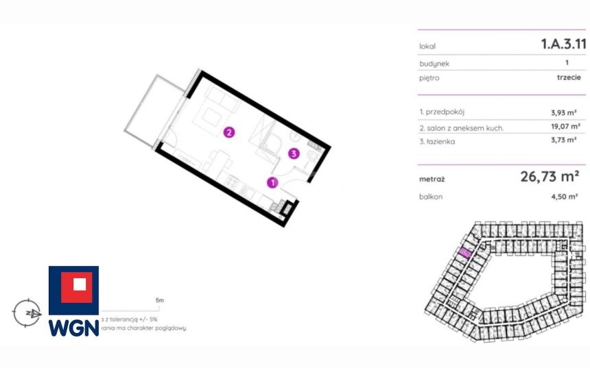 Gdańsk Śródmieście, 321 448 zł, 26.73 m2, oddzielna kuchnia miniaturka 4