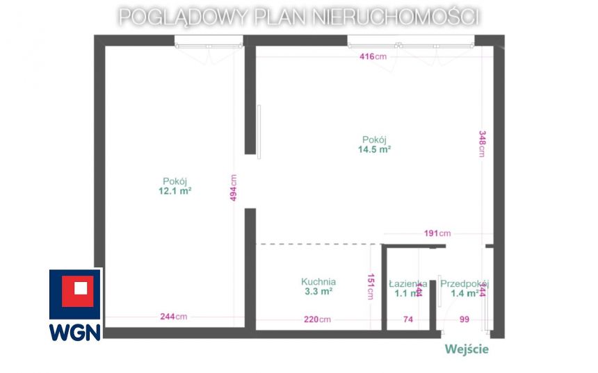 Sosnowiec Pogoń, 199 900 zł, 38.86 m2, kuchnia z oknem miniaturka 7