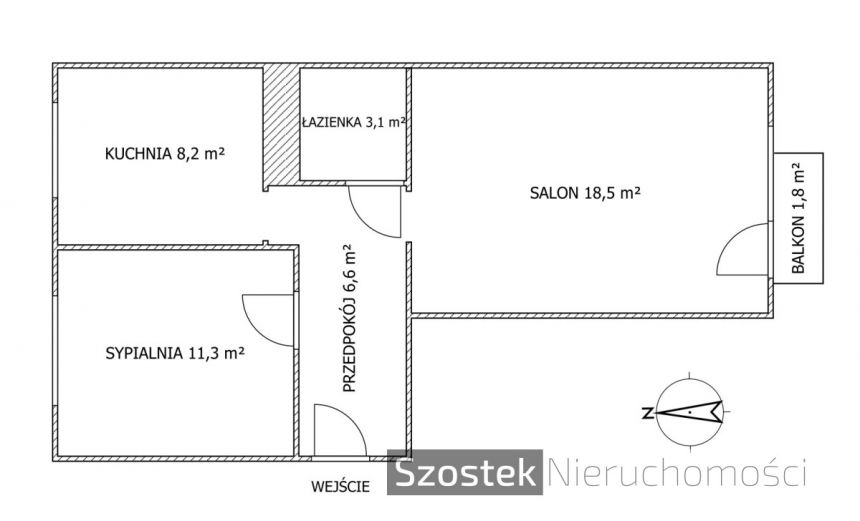 Częstochowa Północ, 319 000 zł, 47.7 m2, z balkonem miniaturka 19