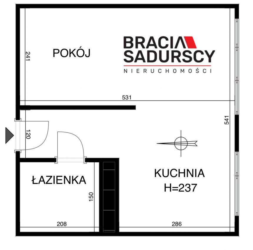Przytulna kawalerka w zielonej okolicy Nowej Huty miniaturka 16