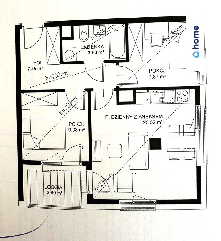 apartament Nova Mikołowska z miejsce postojowym miniaturka 13