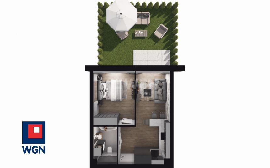 Gdynia Chwarzno-Wiczlino, 414 315 zł, 36.76 m2, do wykończenia miniaturka 4
