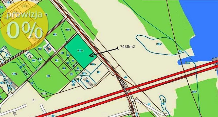 Warszawa Wilanów, 3 300 000 zł, 74.38 ar, prostokątna miniaturka 1