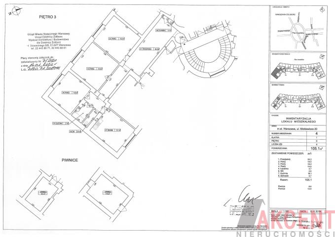 3-pokojowe mieszkanie (105 m2) na Starym Żoliborzu miniaturka 12