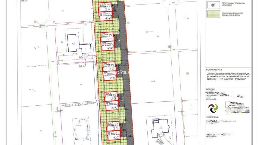 Dąbrowa Tarnowska, 350 000 zł, 42 ar, woda w drodze miniaturka 4