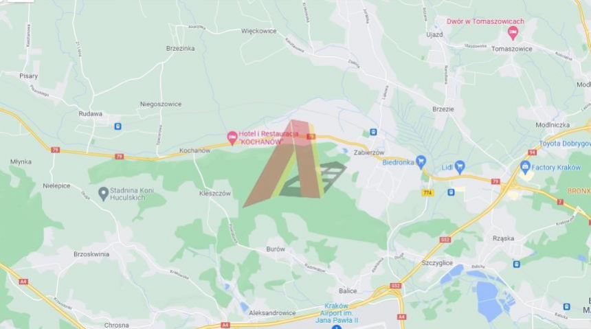 Zabierzów, 650 000 zł, 49 ar, przyłącze wodociągu miniaturka 6