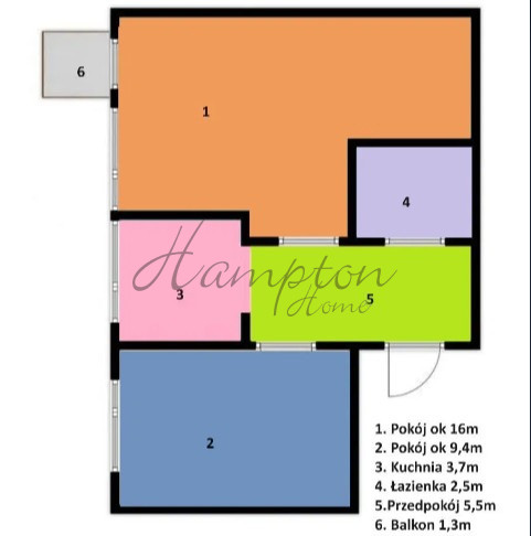 Warszawa Włochy, 615 000 zł, 37.2 m2, pietro 3/4 miniaturka 7