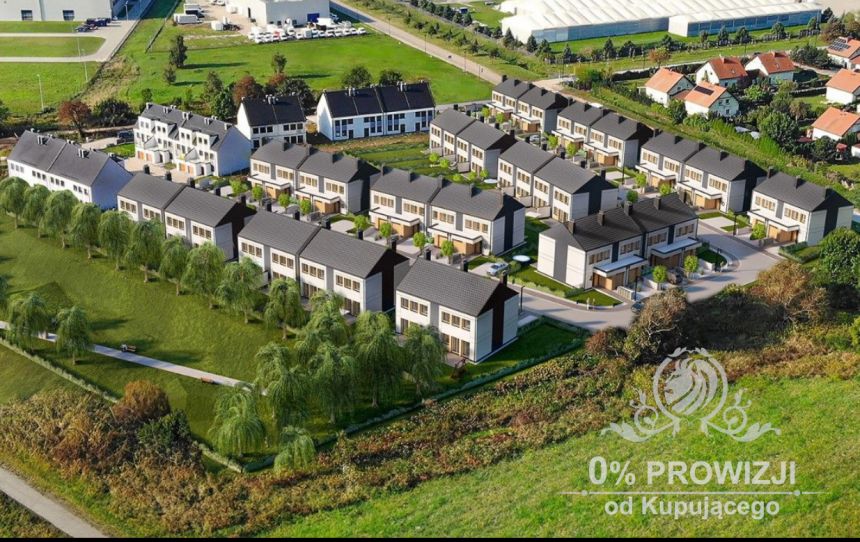 Piękny dom w zabudowie bliźniaczej z garażem i ogrodem miniaturka 11