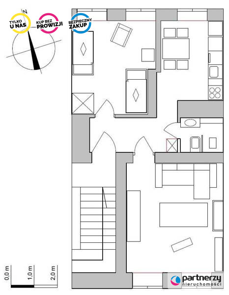 Gdańsk Stare Miasto, 898 000 zł, 53.14 m2, pietro 1/3 miniaturka 14