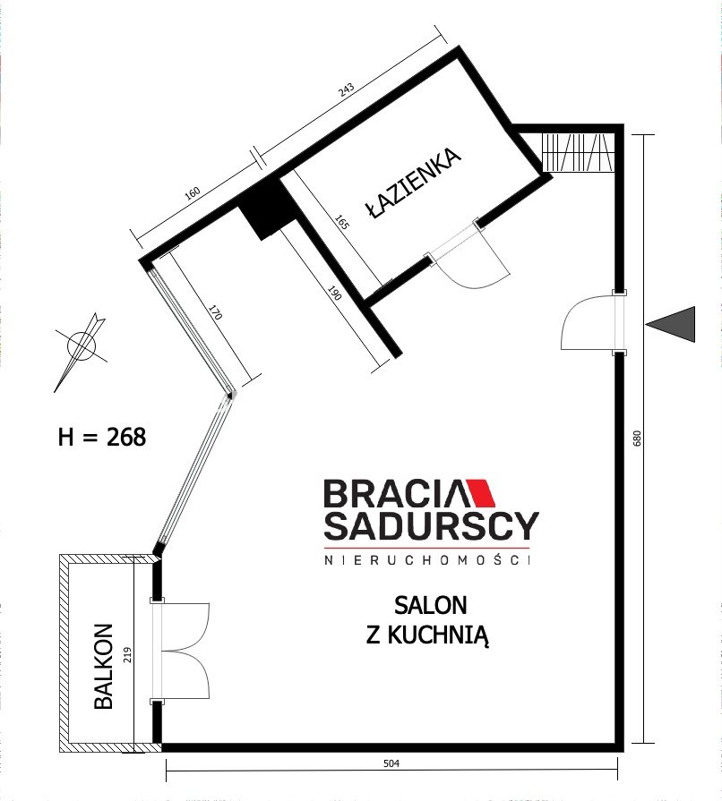 Jasna i wygodna kawalerka w apartamentowcu miniaturka 18