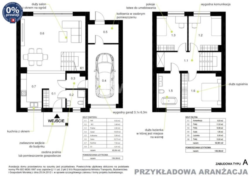 Mikołów Gniotek, 459 000 zł, 116.34 m2, technologia Ytong miniaturka 8