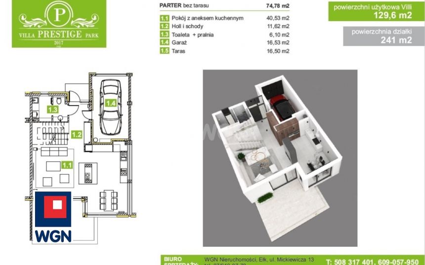 Ełk Zatorze, 788 000 zł, 129.6 m2, do wykończenia miniaturka 11