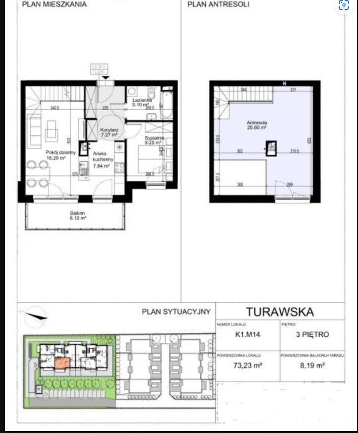 Dwupoziomowe mieszkanie 3 pokojowe/Krzyki miniaturka 20