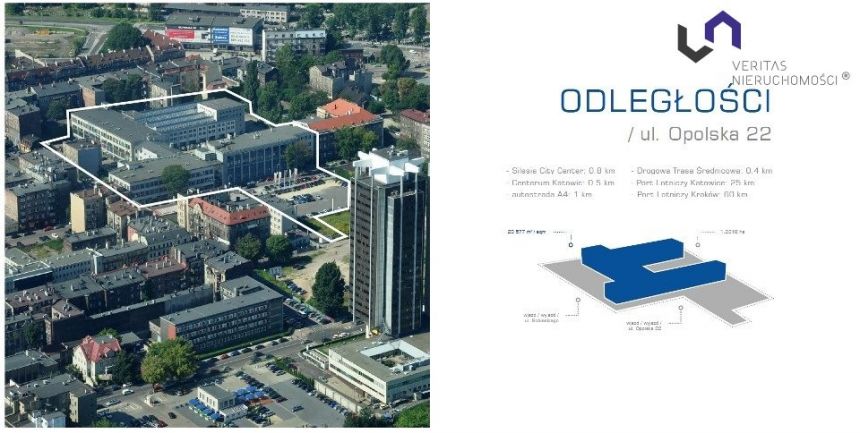 Katowice Śródmieście, 88 000 000 zł, 20000 m2, biurowy miniaturka 1