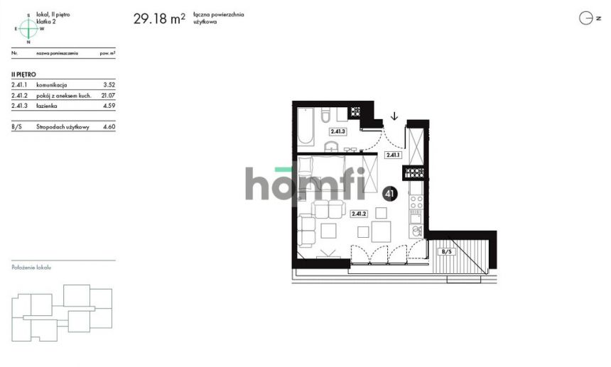 Wieliczka, 329 000 zł, 29.18 m2, do wykończenia miniaturka 8