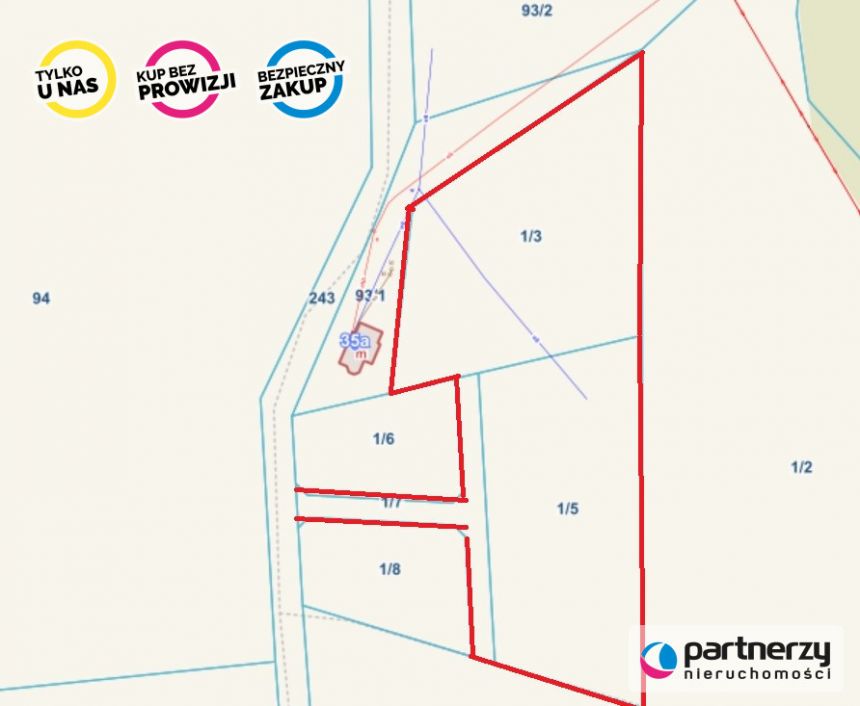 Bytów, 399 000 zł, 78.08 ar, przyłącze wodociągu miniaturka 4