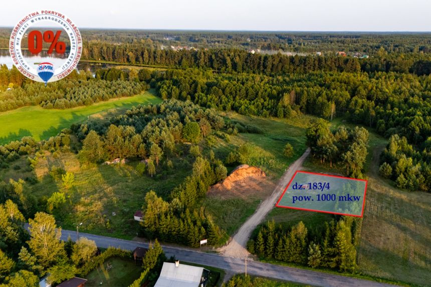 Działka budowlana nad jeziorem k/Augustowa miniaturka 1