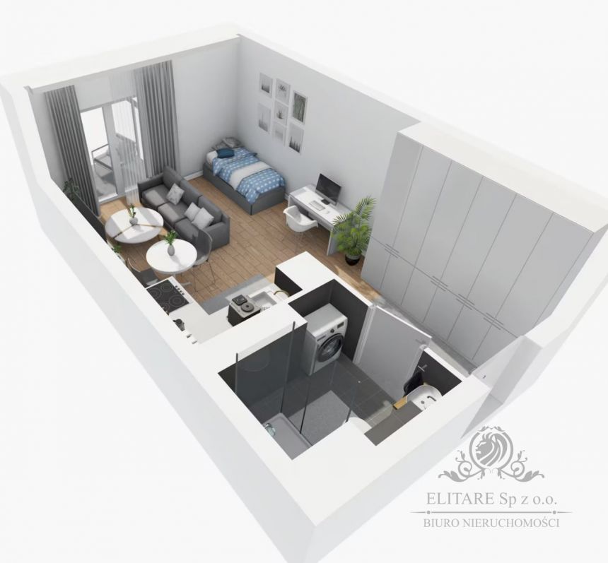 REZERWACJA! Mieszkanie NOWE 27,66m2 ,1 pok. w Centrum Wrocławia/Stare Miasto miniaturka 8