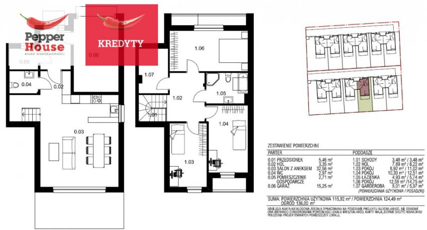 Kębłowo, 499 000 zł, 124.49 m2, bliźniak miniaturka 2