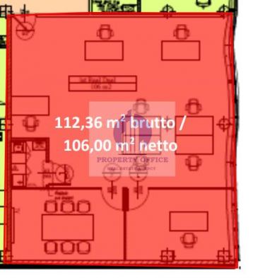 Mokotów: biuro 112,36 m2