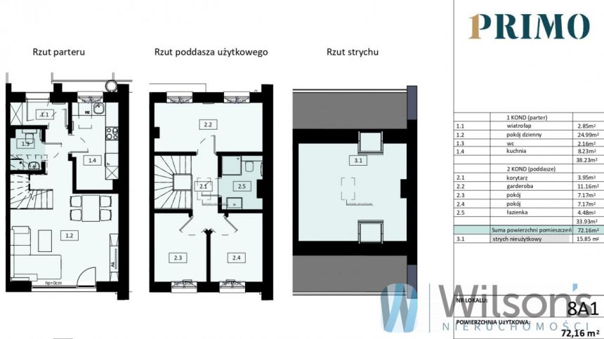 Pruszcz Gdański, 599 000 zł, 72.16 m2, z cegły miniaturka 7