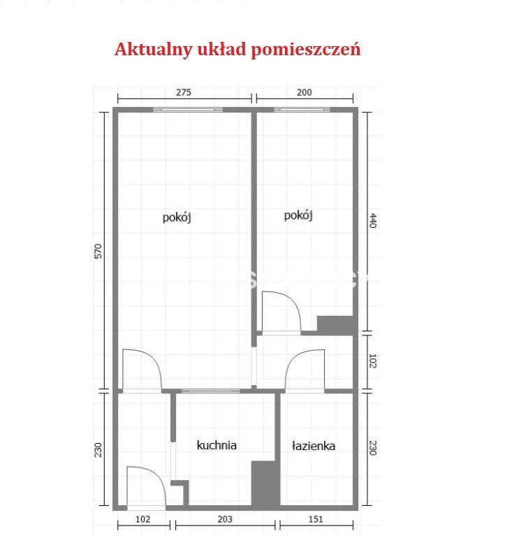 Kraków Bieńczyce, 497 000 zł, 37 m2, pietro 5 miniaturka 3