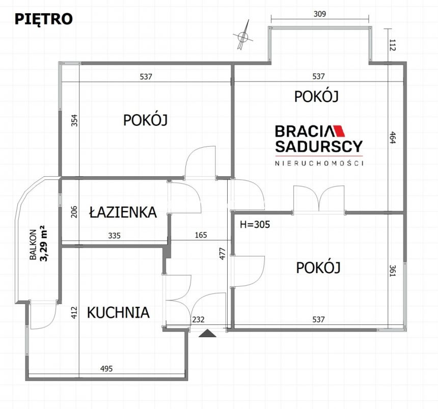 Duże mieszkanie z garażem i cz.ogrodu/os.Oficerski miniaturka 3