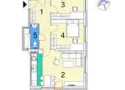 Mieszkanie 3pok., 63,50m2, Kielce, KSM miniaturka 5