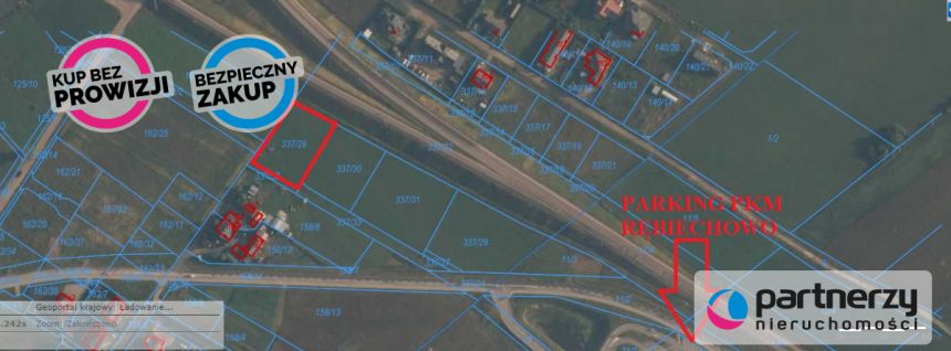 Rębiechowo, 900 000 zł, 19.14 ar, przyłącze prądu miniaturka 7