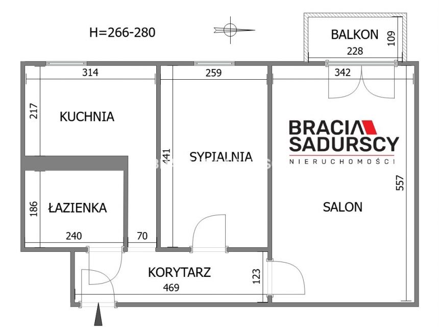 Przytulne dwupokojowe 47,2m2 w Nowej Hucie miniaturka 26