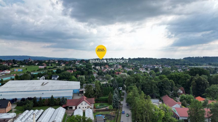 Działka bud.o pow. 70 arów obok zjdadu a4 Rząsce miniaturka 4